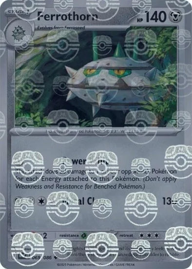 Ferrothorn (Master Ball Pattern) - SV: White Flare