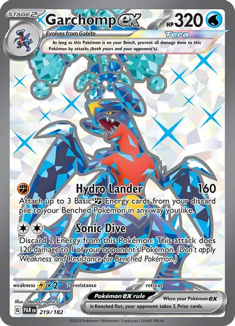 Garchomp ex 219/182 - SV04: Paradox Rift