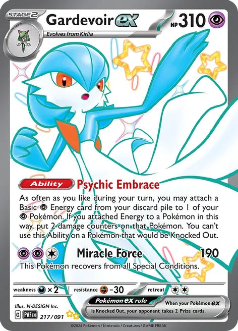 Gardevoir ex 217/091 - SV: Paldean Fates