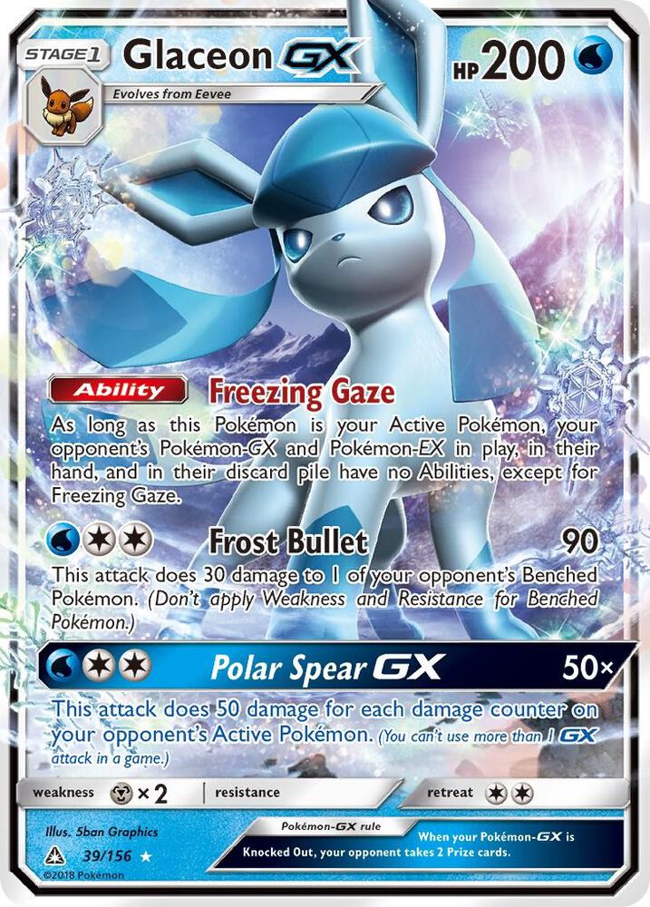 Glaceon GX - SM - Ultra Prism (LP+)