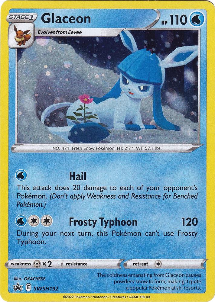 Glaceon - SWSH192 - SWSH: Sword & Shield Promo Cards