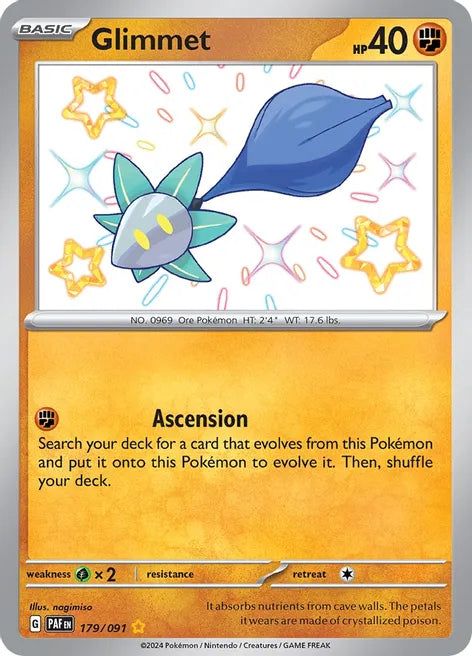 Glimmet (Shiny) - SV: Paldean Fates