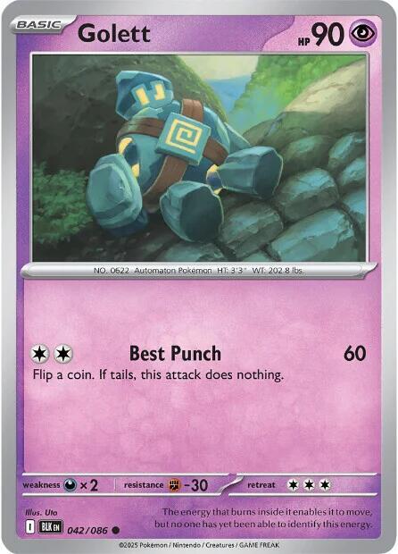 Golett (Master Ball Pattern) - SV: Black Bolt