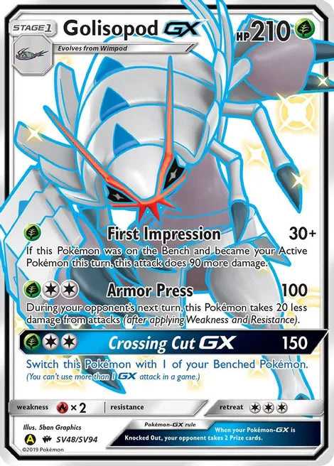 Golisopod GX - Hidden Fates: Shiny Vault