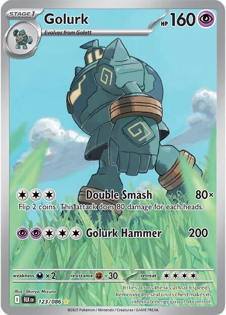 Golurk - 123/086 - SV: Black Bolt