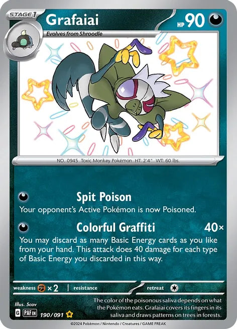 Grafaiai (Shiny) - SV: Paldean Fates