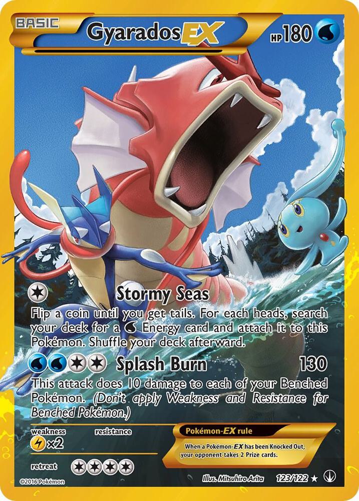 Gyarados EX (Secret) - XY - BREAKpoint (DMG)