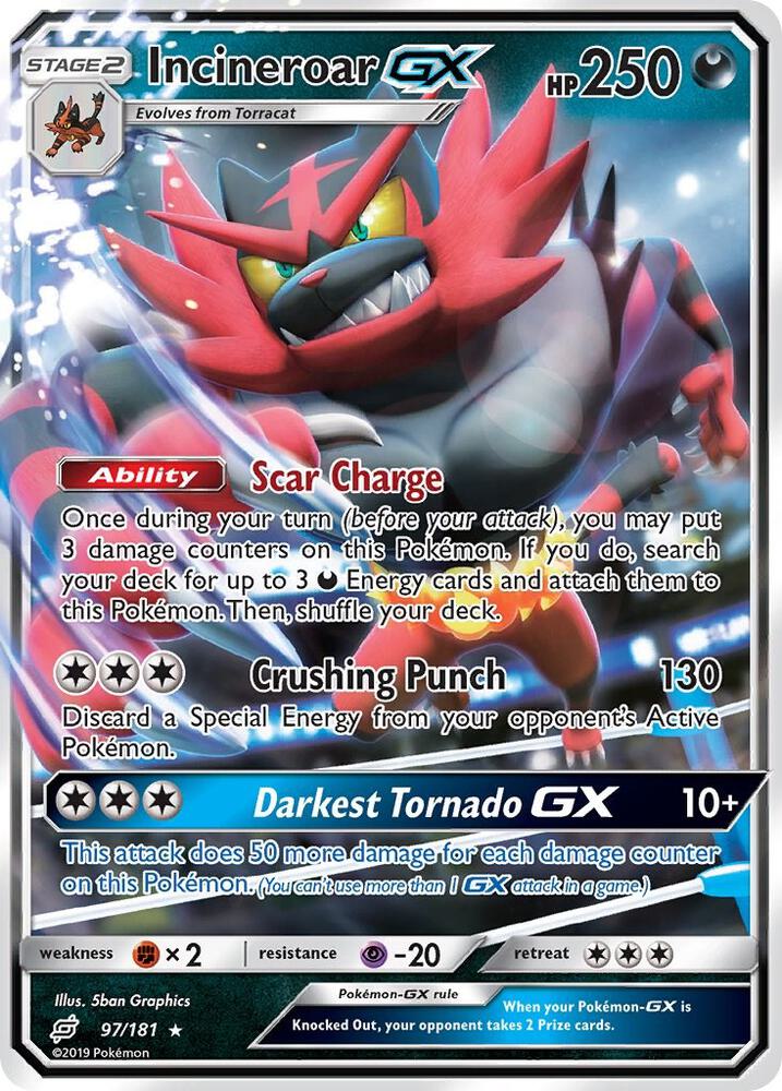 Incineroar GX - SM - Team Up
