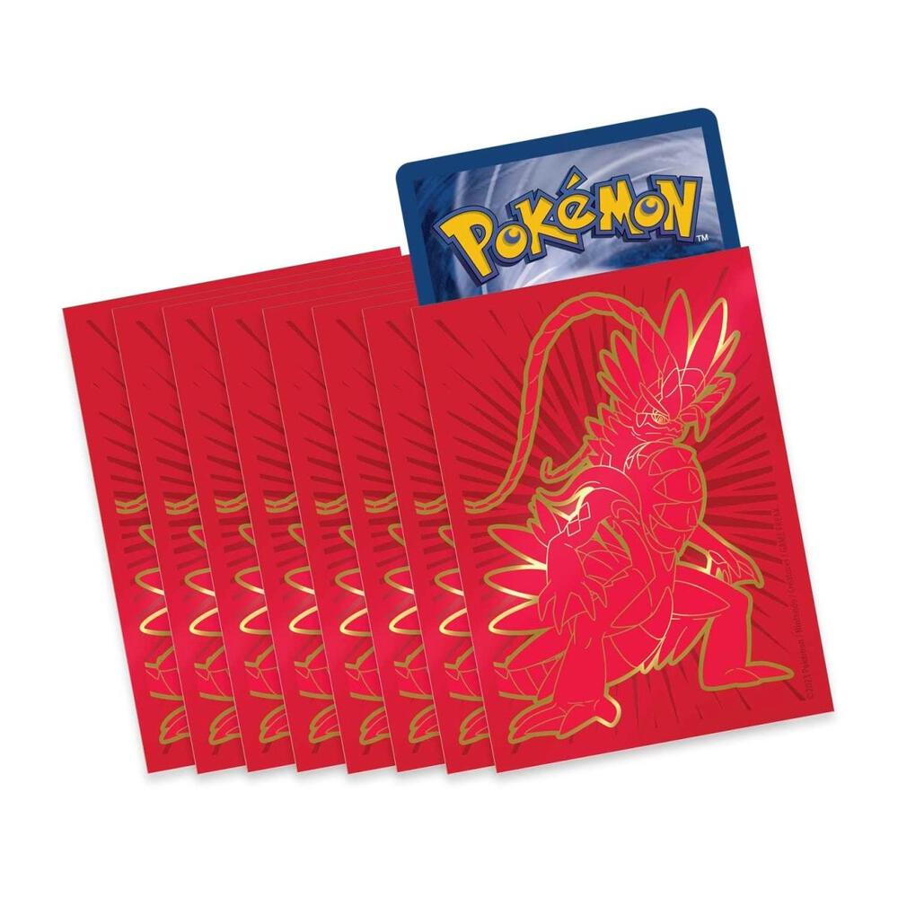 Pokemon TCG: Scarlet & Violet Elite Trainer Box Card Sleeves - Koraidon (65-Pack) - Pokemon International Card Sleeves