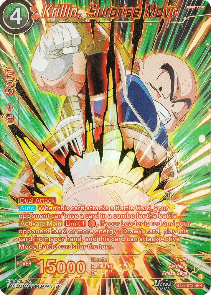 Krillin, Surprise Move (SPR) - Prismatic Clash