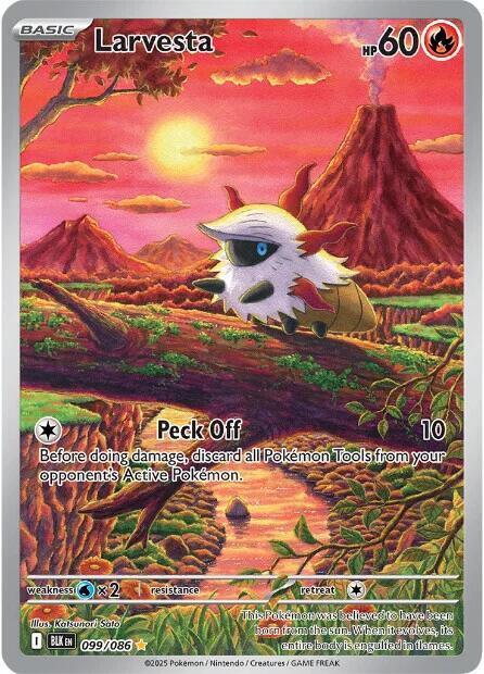 Larvesta - 099/086 - SV: Black Bolt