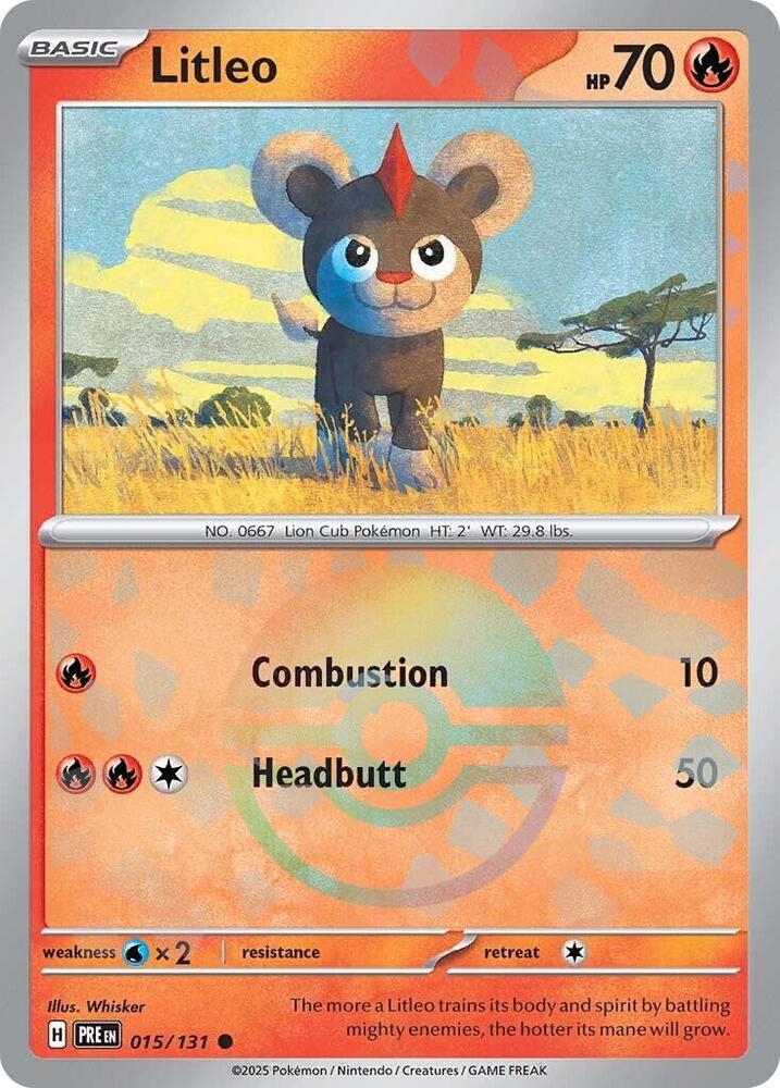 Litleo (Poke Ball Pattern) - SV: Prismatic Evolutions