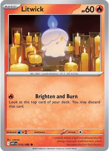 Litwick (Poke Ball Pattern) - SV: White Flare