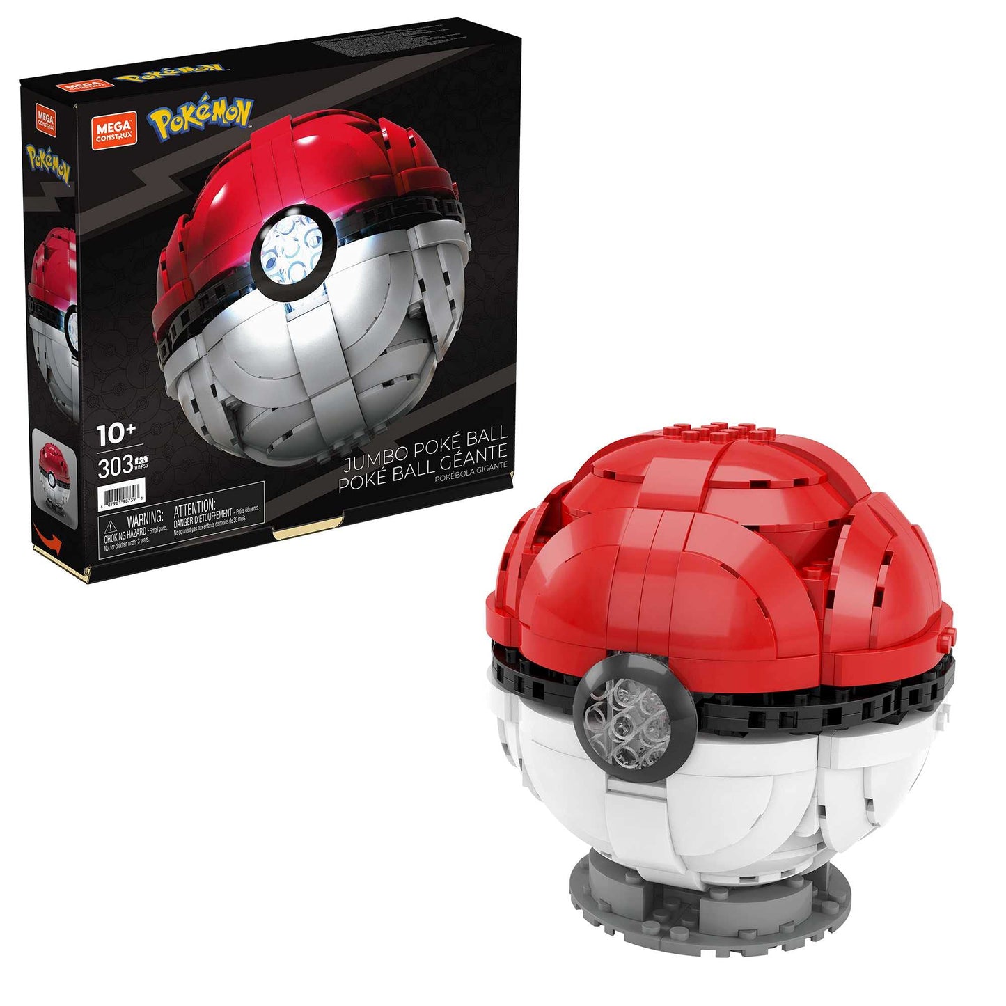 Mega Construx - Pokemon Jumbo Pokeball Building Set