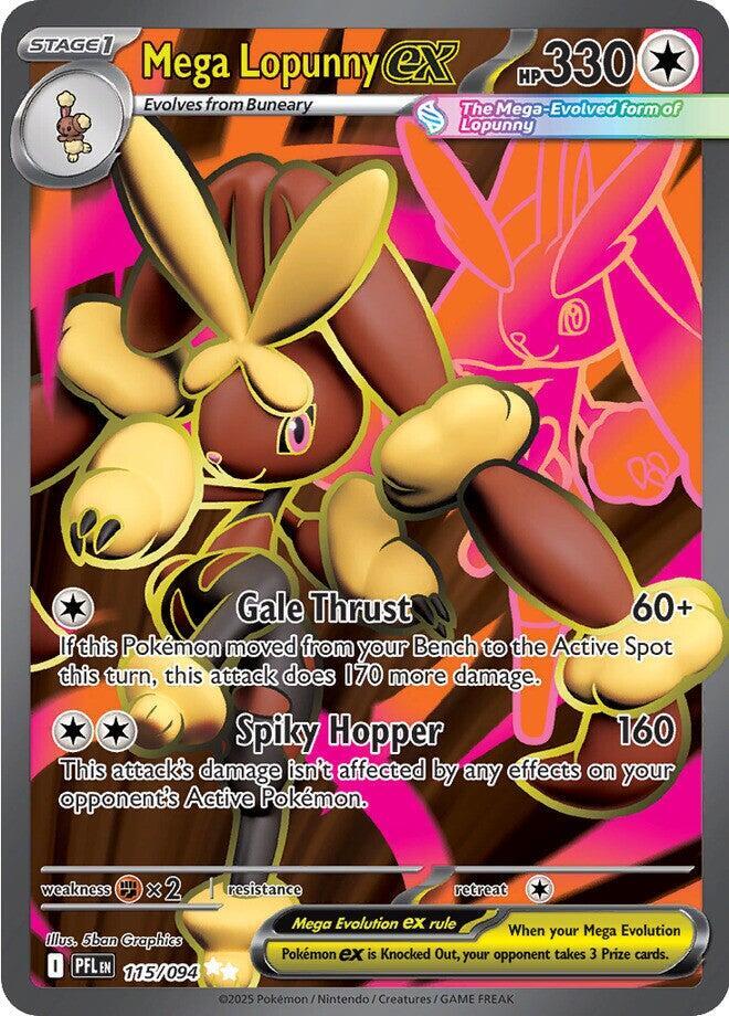 Mega Lopunny ex - 115/094 - ME02: Phantasmal Flames