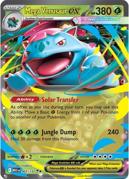 Mega Venusaur ex - 003/132 - ME01: Mega Evolution