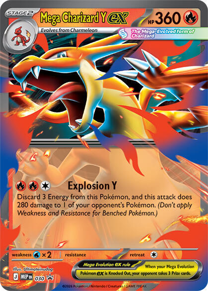 Mega Charizard Y ex - 030 - ME: Mega Evolution Promo