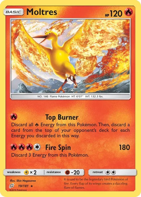 Moltres (Holo) - SM: Team Up