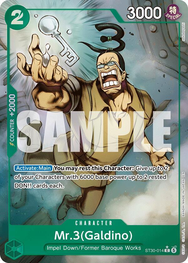 Mr.3(Galdino) (Full Art) - Starter Deck EX: Luffy & Ace
