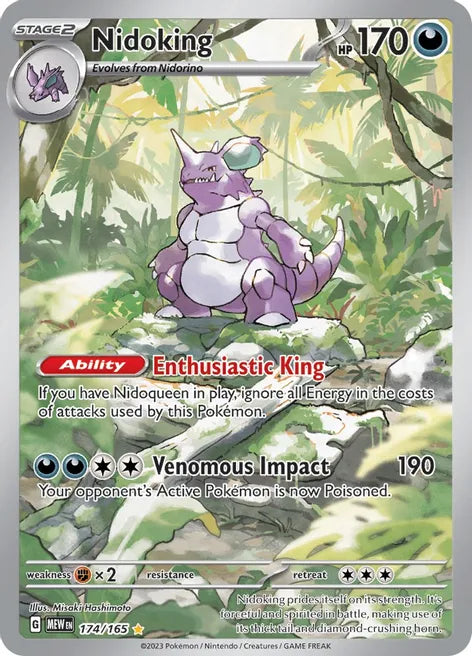 Nidoking 174/165 - SV: Scarlet & Violet 151