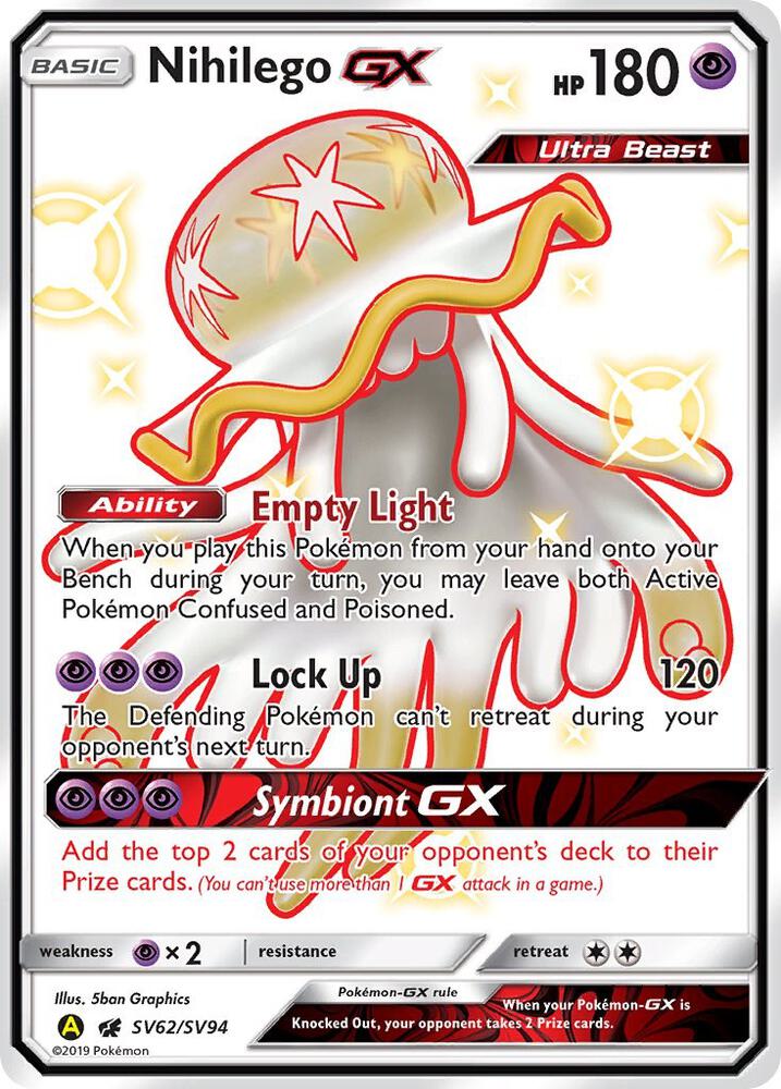 Nihilego GX - Hidden Fates: Shiny Vault