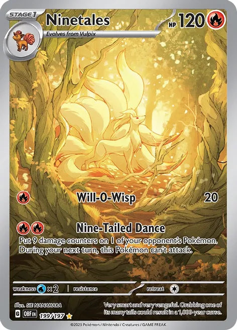 Ninetales 199/197 - SV03: Obsidian Flames