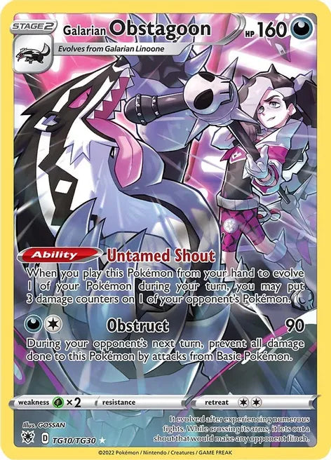 Galarian Obstagoon - Astral Radiance Trainer Gallery