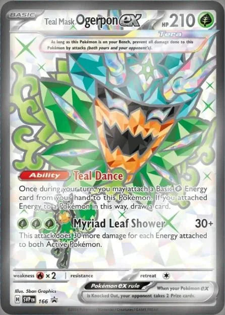 Teal Mask Ogerpon ex #166 - SV: Scarlet & Violet Promo Cards