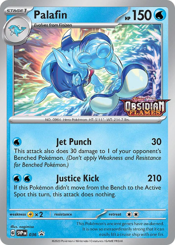 Palafin - 036 (Prerelease) - SV: Scarlet & Violet Promo Cards