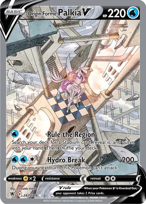 Origin Forme Palkia V (Alternate Art) - Astral Radiance