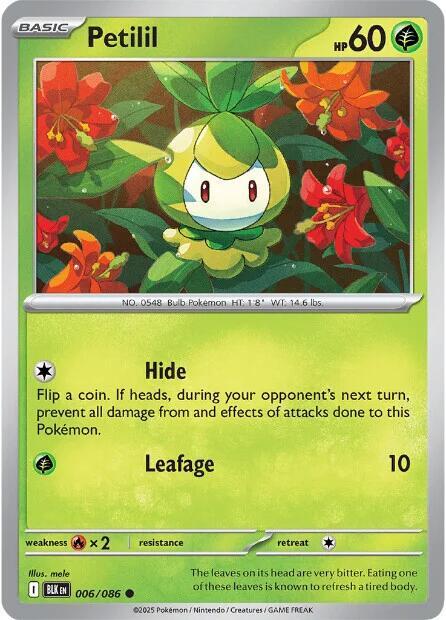 Petilil (Poke Ball Pattern) - SV: Black Bolt