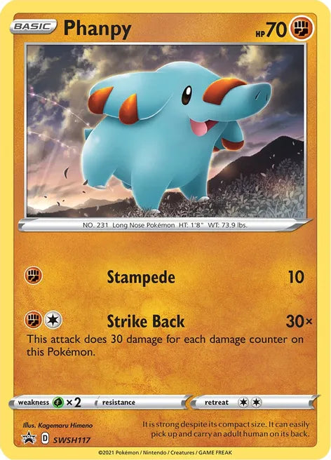 Phanpy SWSH117 - Promo