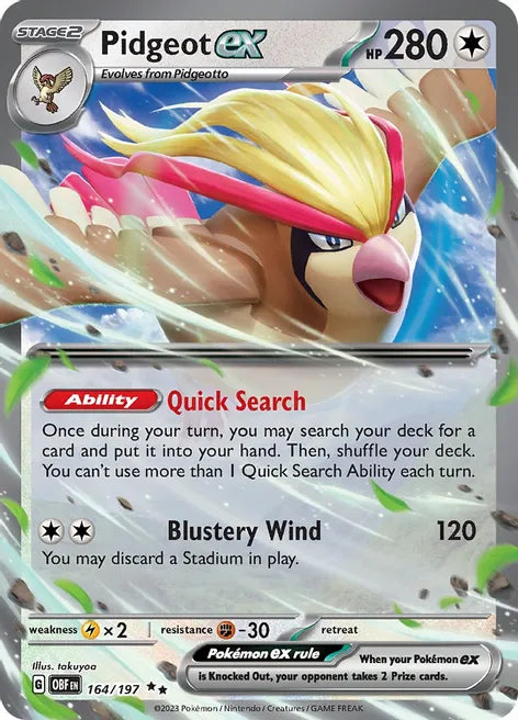 Pidgeot ex - SV03: Obsidian Flames