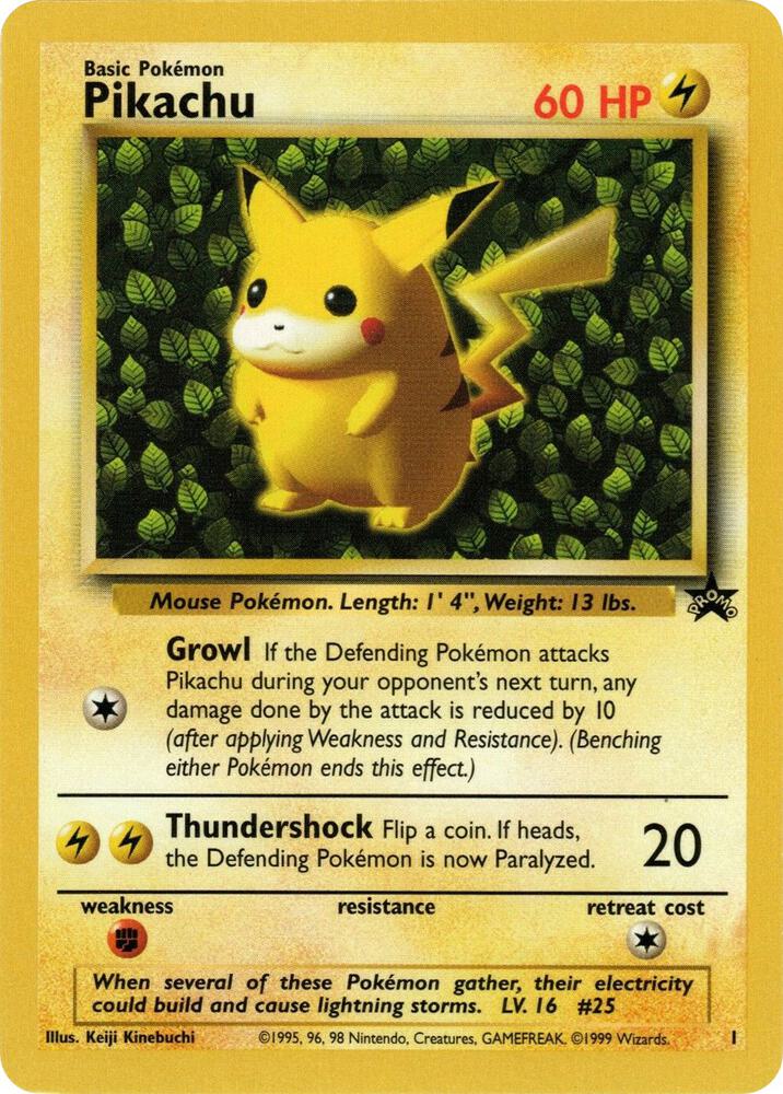 Pikachu (1) - WoTC Promo (LP)