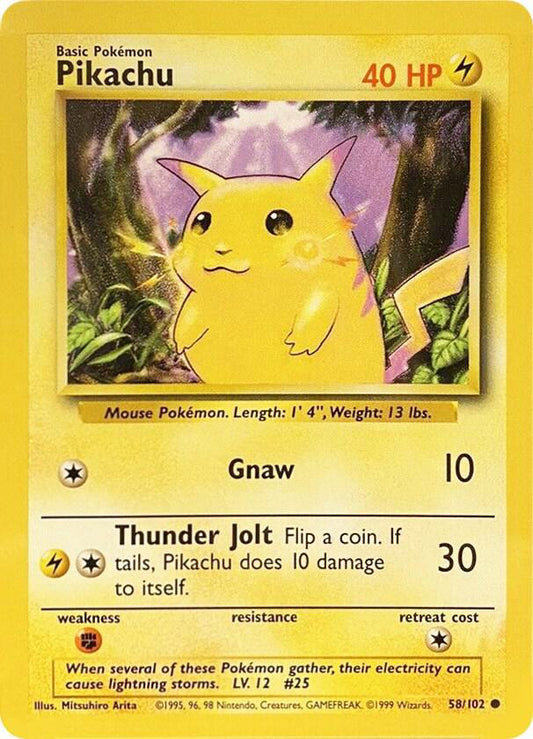 Pikachu (Light Play) - Base Set