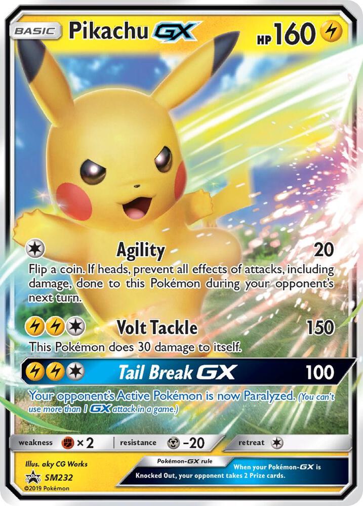Pikachu GX - SM232 - SM Promos