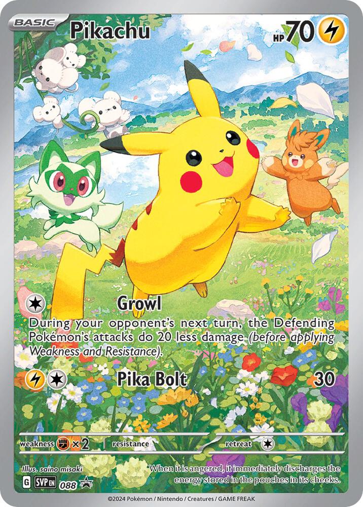 Pikachu #088 (SEALED) - SV: Scarlet & Violet Promo Cards
