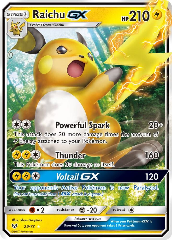 Raichu GX - Shining Legends
