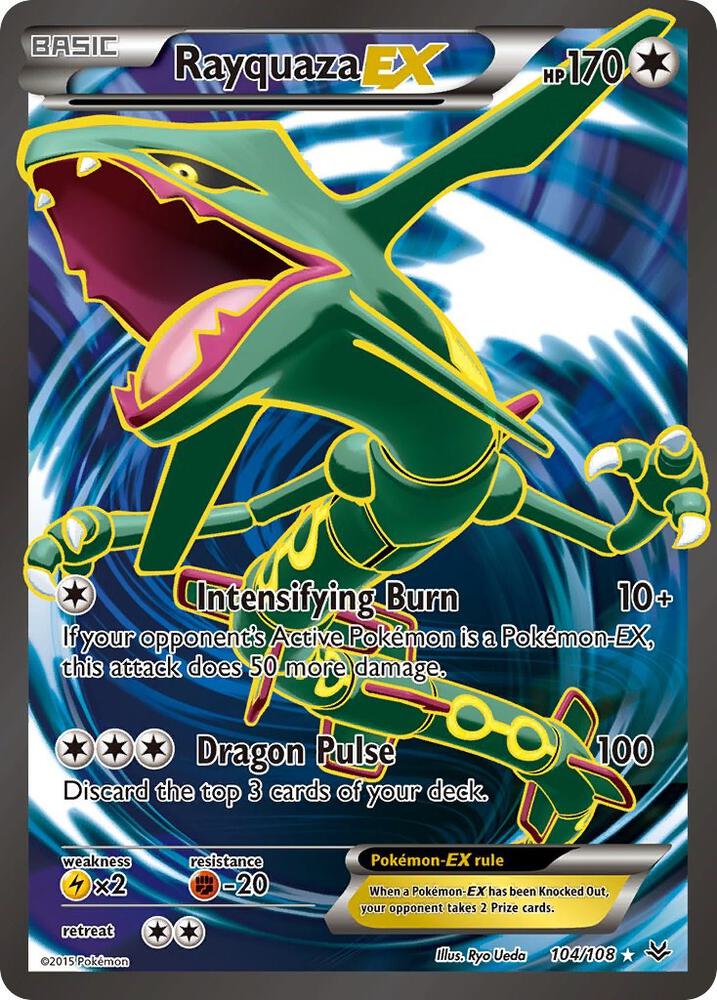 Rayquaza EX (104 Full Art) - XY - Roaring Skies (LP)