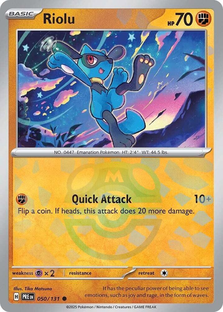 Riolu (Master Ball Pattern) - SV: Prismatic Evolutions