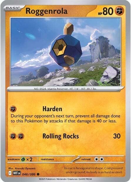 Roggenrola (Poke Ball Pattern) - SV: White Flare