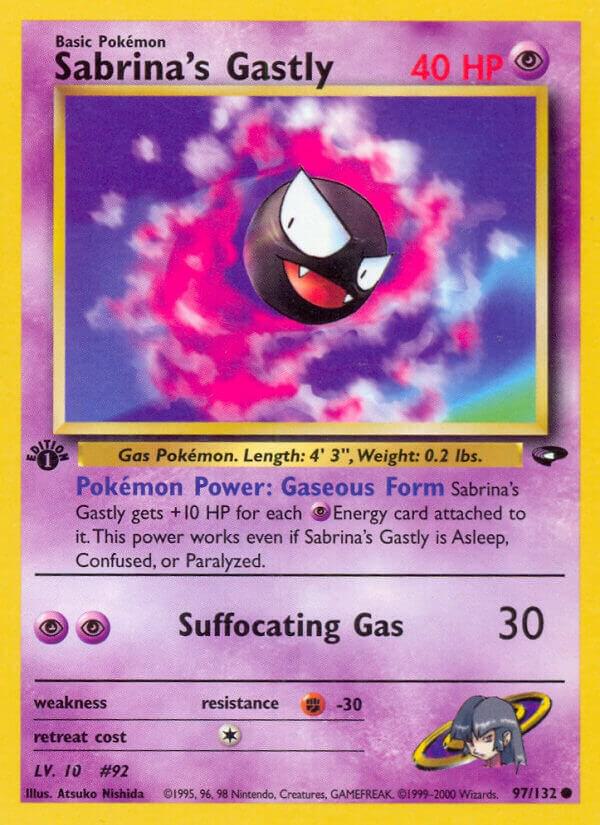 Sabrina's Gastly (97) - Gym Challenge (Unlimited)(LP)