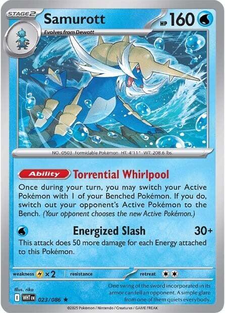 Samurott (Poke Ball Pattern) - SV: White Flare