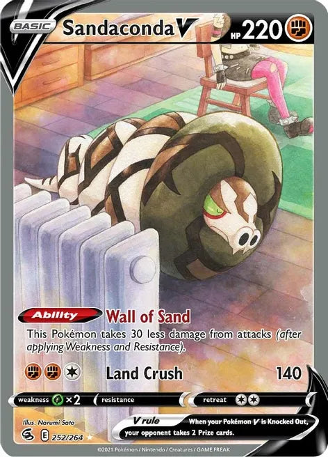 Sandaconda V (Alternate Art) - SWSH08: Fusion Strike