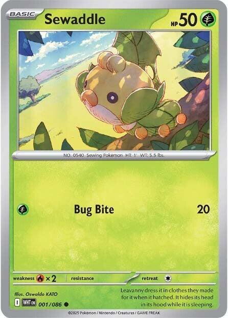 Sewaddle (Poke Ball Pattern) - SV: White Flare