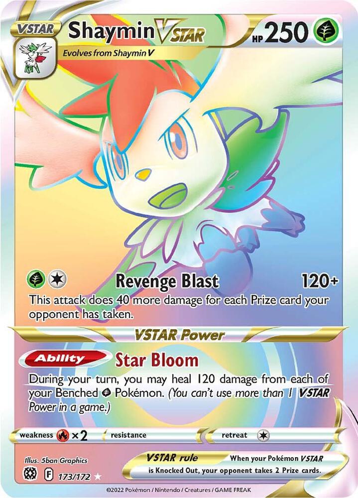 Shaymin VSTAR (Secret) - SWSH09: Brilliant Stars