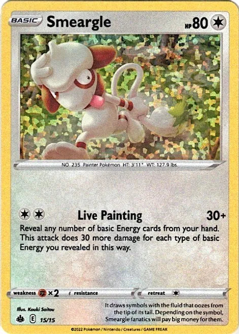 Smeargle 15/15 - McDonald's Promo 2022