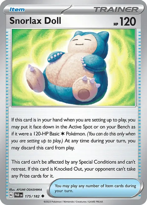 Snorlax Doll - SV04: Paradox Rift