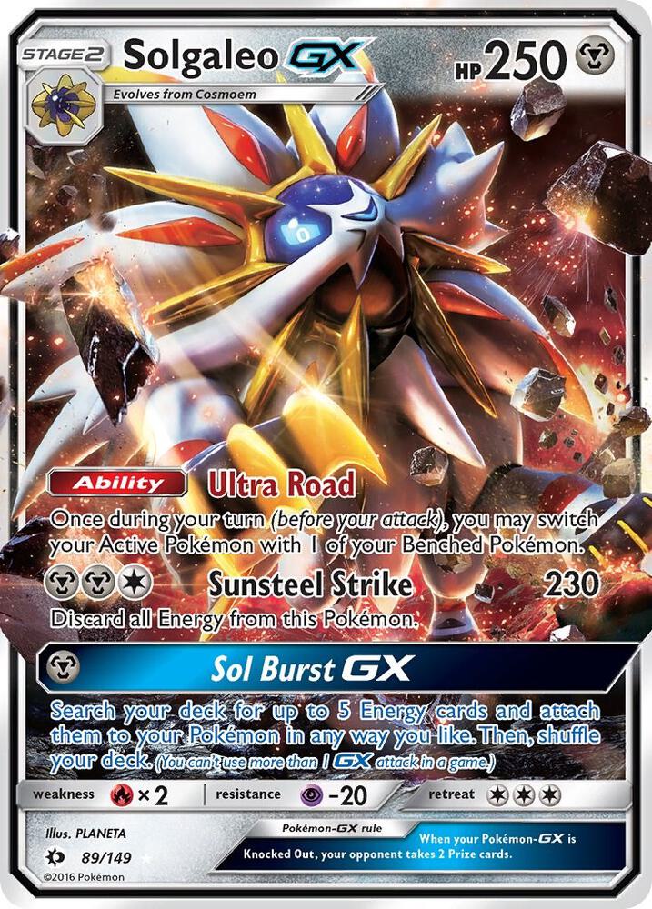 Solgaleo GX - Sun & Moon Base Set