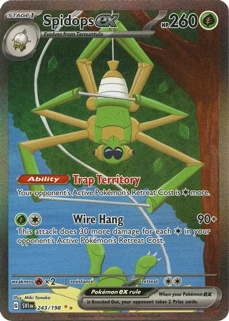 Spidops ex (Alternate Art) - Scarlet & Violet Base Set